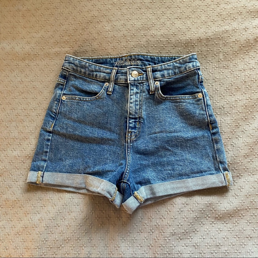 NWOT Wild Fable High Rise Jean Shorts